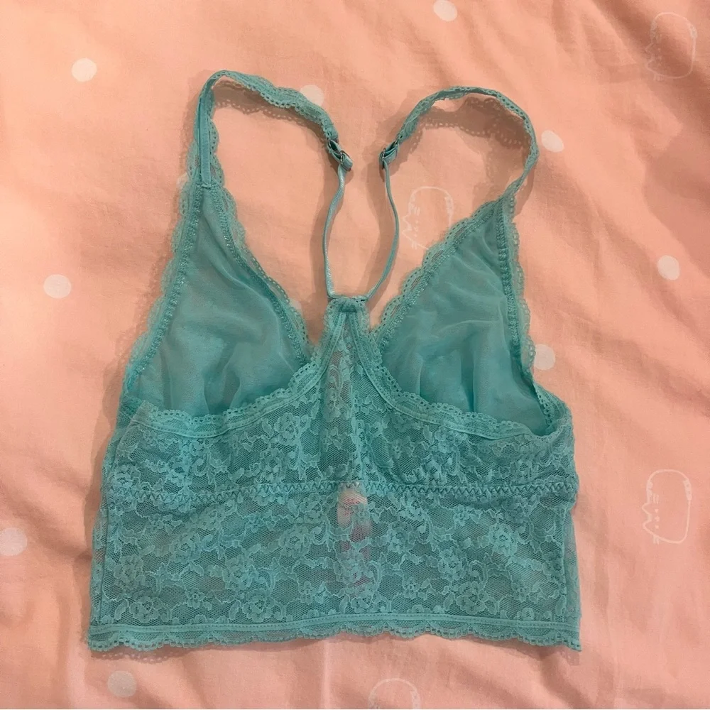 Victoria's Secret Teal Lace Bralette
